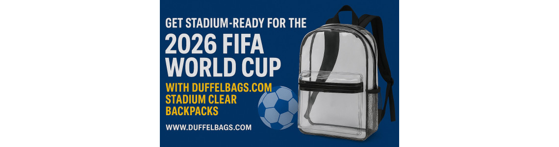 Get Stadium-Ready for the 2026 FIFA World Cup with DuffelGear’s Basic Clear Backpack Get Stadium-Ready for the 2026 FIFA World Cup with DuffelGear’s Basic Clear Backpack