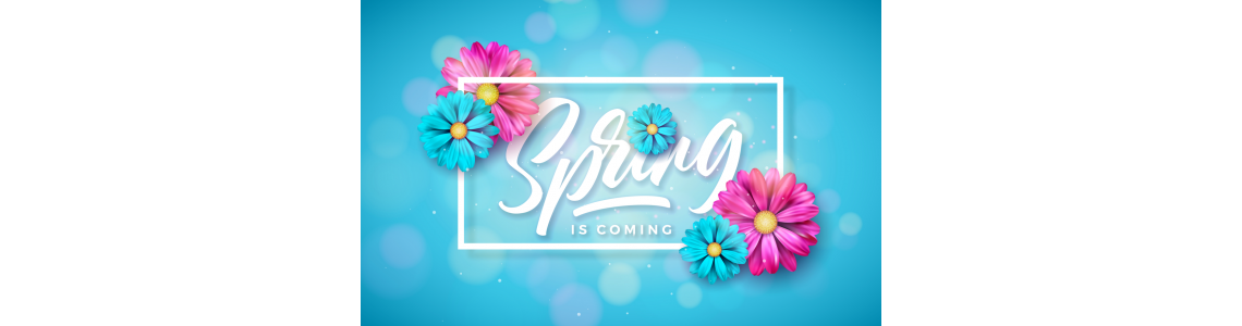 The season of new beginnings, spring is here!