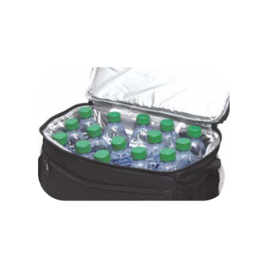 Double Compartment 24-Can Cooler Bag by Duffelbags.com