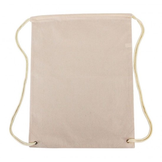 Cotton Canvas Drawstring Bag by Duffelbags.com