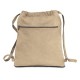 Seaside Cotton Pigment Dyed Drawstring Bag by Duffelbags.com