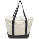 Bay View Giant Zipper Boat Tote Bag by Duffelbags.com