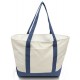 Bay View Giant Zipper Boat Tote Bag by Duffelbags.com