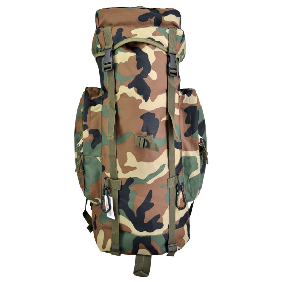 Woodland Camo Hiking Backpack Rucksack by Duffelbags.com