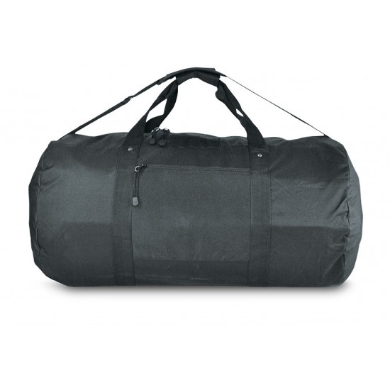 Tactical Black Round Duffel Bag by Duffelbags.com 