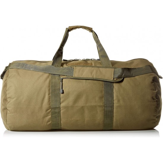 Tactical Tan Round Duffel Bag by Duffelbags.com 