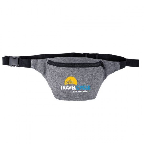 Heather Gray Fanny Pack by Duffelbags.com