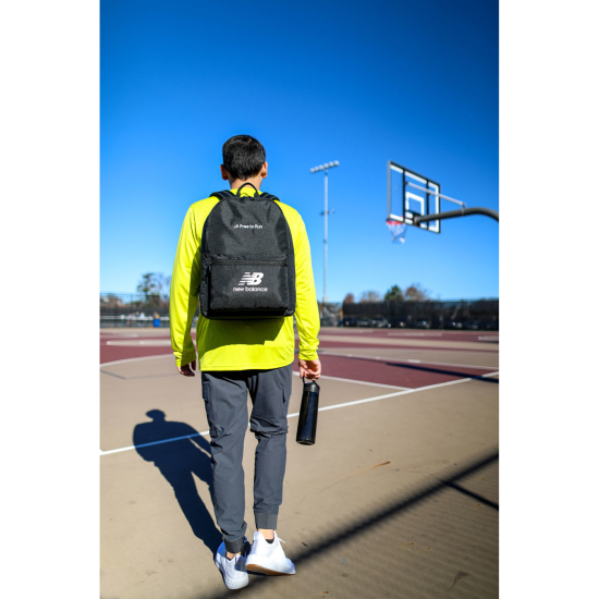 New Balance® Logo Round Backpack by Duffelbags.com