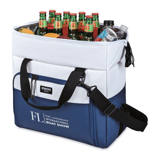 Igloo® Seadrift™ Snap Down 12 Can Cooler Bag Igloo® Seadrift™ Snap Down 12 Can Cooler Bag by Duffelbags.com