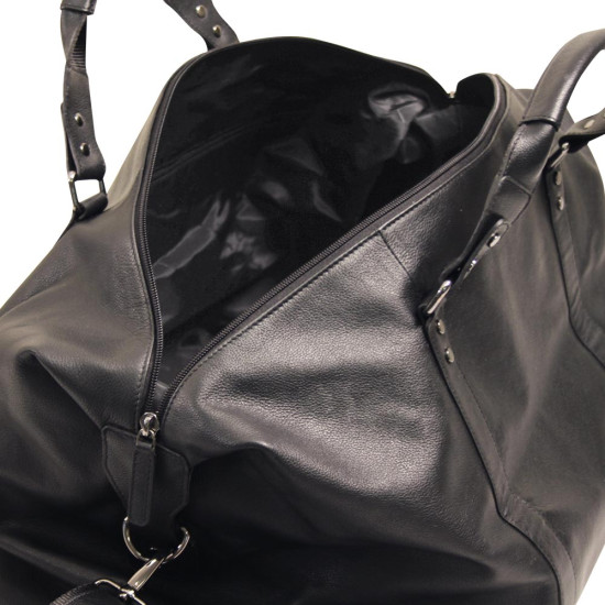 Milano Leather Duffle Bag by Duffelbags.com