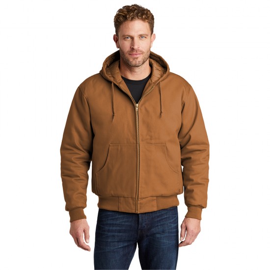 CornerStone® - Duck Cloth Hooded Work Jacket by Duffelbags.com
