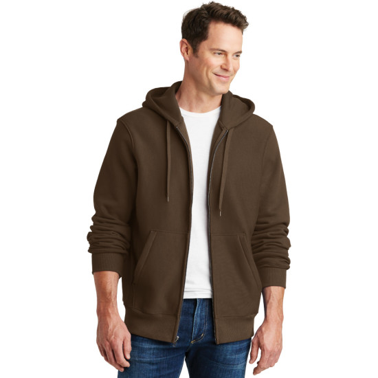 Sport-Tek® Super Heavyweight Full-Zip Hooded Sweatshirt by Duffelbags.com