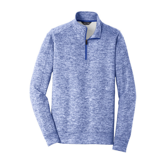 Sport-Tek® PosiCharge® Electric Heather Fleece 1/4-Zip Pullover by Duffelbags.com