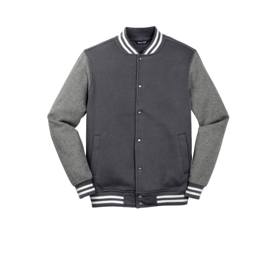 Sport-Tek® Fleece Letterman Jacket by Dufflebags.com Sport-Tek® Fleece Letterman Jacket by Duffelbags.com