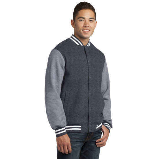 Sport-Tek® Fleece Letterman Jacket by Dufflebags.com Sport-Tek® Fleece Letterman Jacket by Duffelbags.com