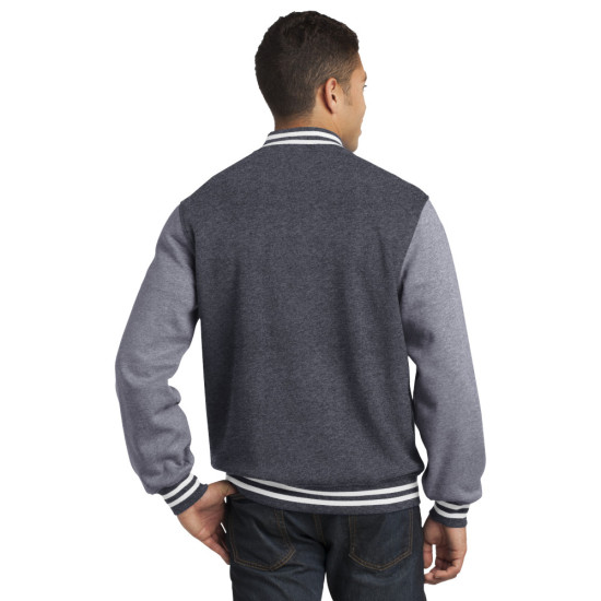 Sport-Tek® Fleece Letterman Jacket by Duffelbags.com