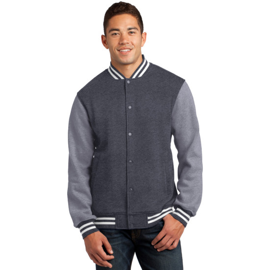 Sport-Tek® Fleece Letterman Jacket by Duffelbags.com