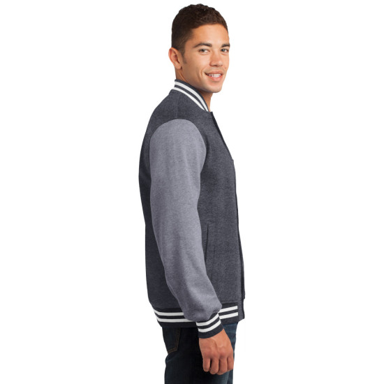 Sport-Tek® Fleece Letterman Jacket by Dufflebags.com Sport-Tek® Fleece Letterman Jacket by Duffelbags.com