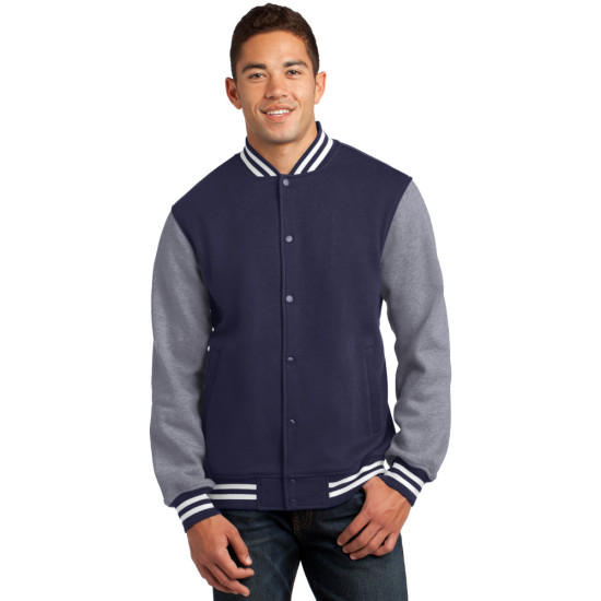 Sport-Tek® Fleece Letterman Jacket by Dufflebags.com Sport-Tek® Fleece Letterman Jacket by Duffelbags.com