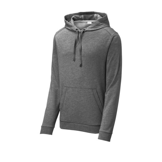 Sport-Tek ® PosiCharge ® Tri-Blend Wicking Fleece Hooded Pullover by Duffelbags.com