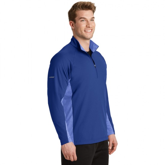 Sport-Tek® Sport-Wick® Stretch Contrast 1/2-Zip Pullover by Duffelbags.com