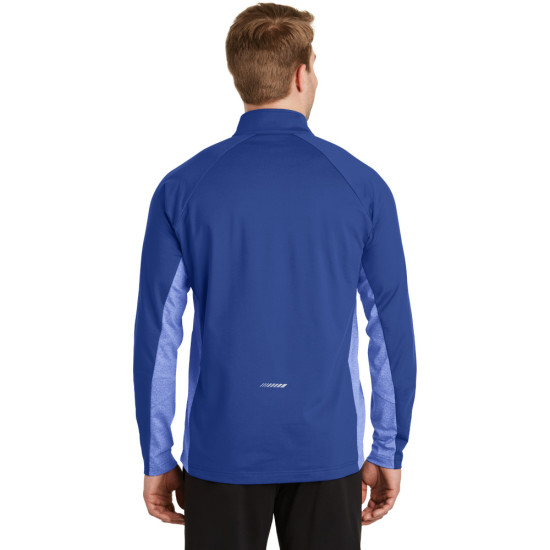 Sport-Tek® Sport-Wick® Stretch Contrast 1/2-Zip Pullover by Duffelbags.com