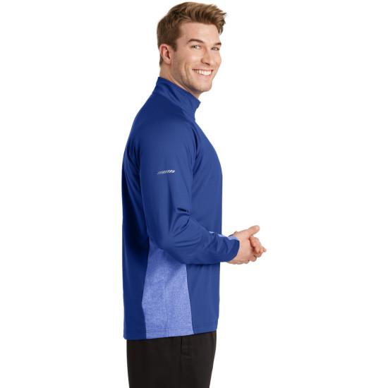 Sport-Tek® Sport-Wick® Stretch Contrast 1/2-Zip Pullover by Duffelbags.com