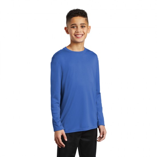 Port & Company ® Youth Long Sleeve Performance Tee by Duffelbags.com