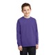 Port & Company® Youth Long Sleeve Core Cotton Tee by Duffelbags.com