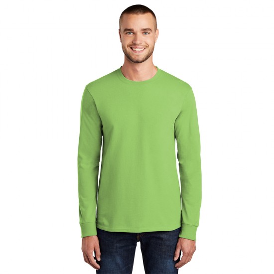 Port & Company® Tall Long Sleeve Essential Tee by Duffelbags.com
