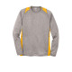 Sport-Tek® Long Sleeve Heather Colorblock Contender™ Tee by Duffelbags.com