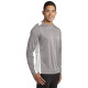 Sport-Tek® Long Sleeve Heather Colorblock Contender™ Tee by Duffelbags.com