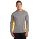 Sport-Tek® Long Sleeve Heather Colorblock Contender™ Tee by Duffelbags.com