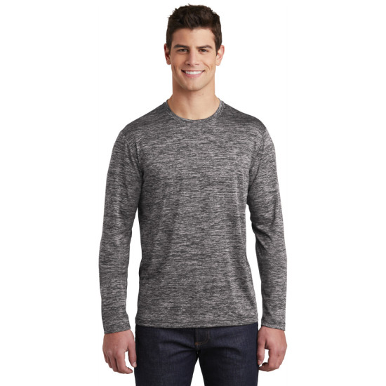 Sport-Tek ® Long Sleeve PosiCharge ® Electric Heather Tee by Duffelbags.com