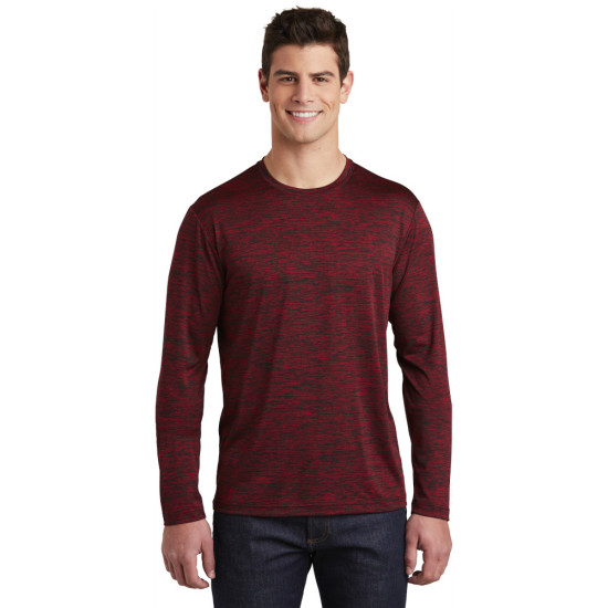 Sport-Tek ® Long Sleeve PosiCharge ® Electric Heather Tee by Duffelbags.com