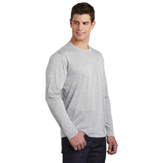 Sport-Tek ® Long Sleeve PosiCharge ® Electric Heather Tee by Duffelbags.com