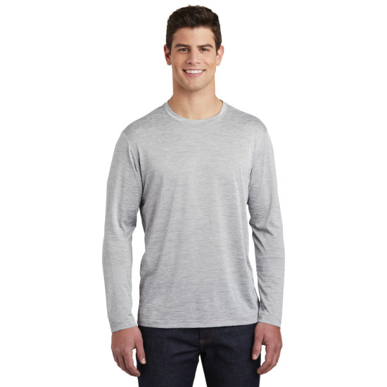 Sport-Tek ® Long Sleeve PosiCharge ® Electric Heather Tee by Duffelbags.com