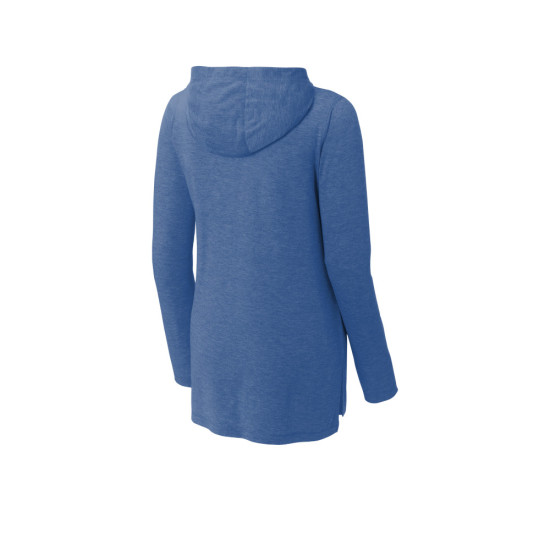 Sport-Tek ® Ladies PosiCharge ® Tri-Blend Wicking Long Sleeve Hoodie by Duffelbags.com