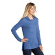 Sport-Tek ® Ladies PosiCharge ® Tri-Blend Wicking Long Sleeve Hoodie by Duffelbags.com