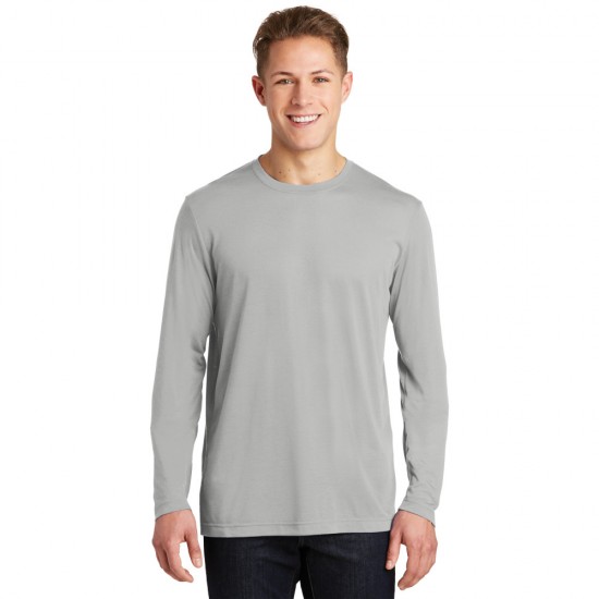 Sport-Tek® Long Sleeve PosiCharge® Competitor™ Cotton Touch™ Tee by Duffelbags.com