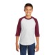 Sport-Tek® Youth Colorblock Raglan Jersey by Duffelbags.com