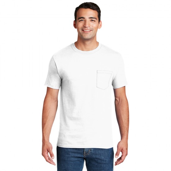 Hanes® Beefy-T® - 100 Cotton T-Shirt with Pocket by Duffelbags.com