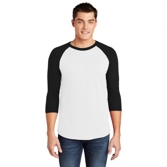 American Apparel ® Poly-Cotton 3/4-Sleeve Raglan T-Shirt by Duffelbags.com