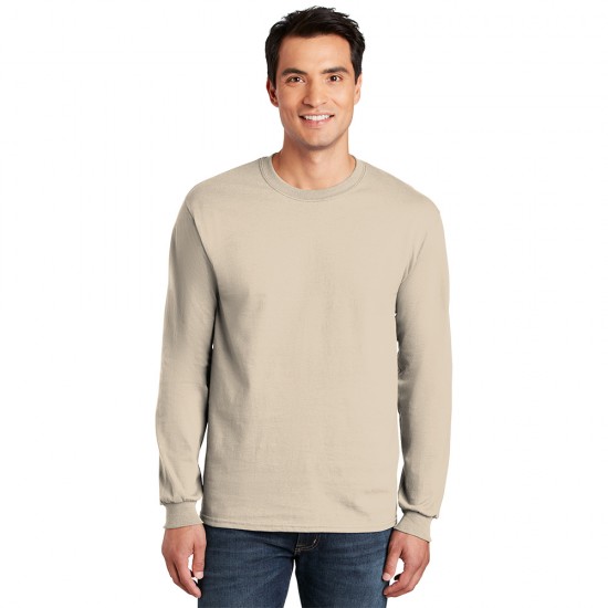 Gildan® - Ultra Cotton® 100 Cotton Long Sleeve T-Shirt by Duffelbags.com