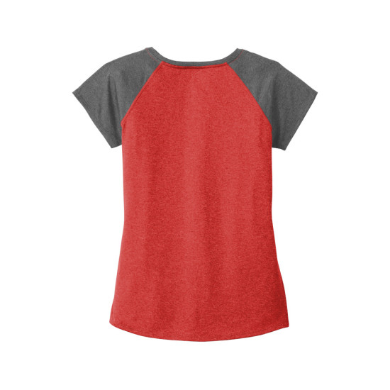 Sport-Tek® Ladies Heather-On-Heather Contender™ Scoop Neck Tee by Duffelbags.com