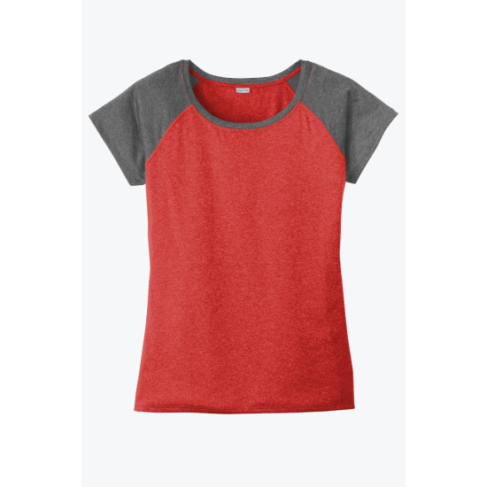 Sport-Tek® Ladies Heather-On-Heather Contender™ Scoop Neck Tee by Duffelbags.com