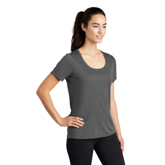 Sport-Tek ® Ladies Posi-UV ™ Pro Scoop Neck Tee by Duffelbags.com