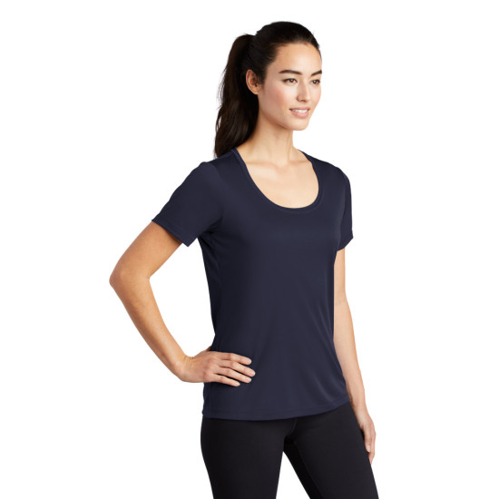 Sport-Tek ® Ladies Posi-UV ™ Pro Scoop Neck Tee by Duffelbags.com