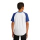 Sport-Tek® Youth Short Sleeve Colorblock Raglan Jersey by Duffelbags.com