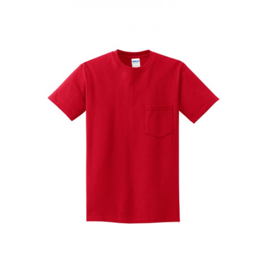 Gildan® - Ultra Cotton® 100 Cotton T-Shirt with Pocket by Duffelbags.com